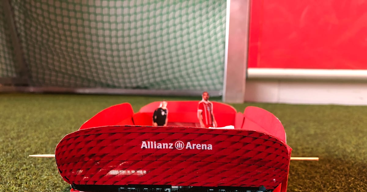 Allianz Arena F R Zuhause Bastle Deinen Eigenen Mini Tischkicker