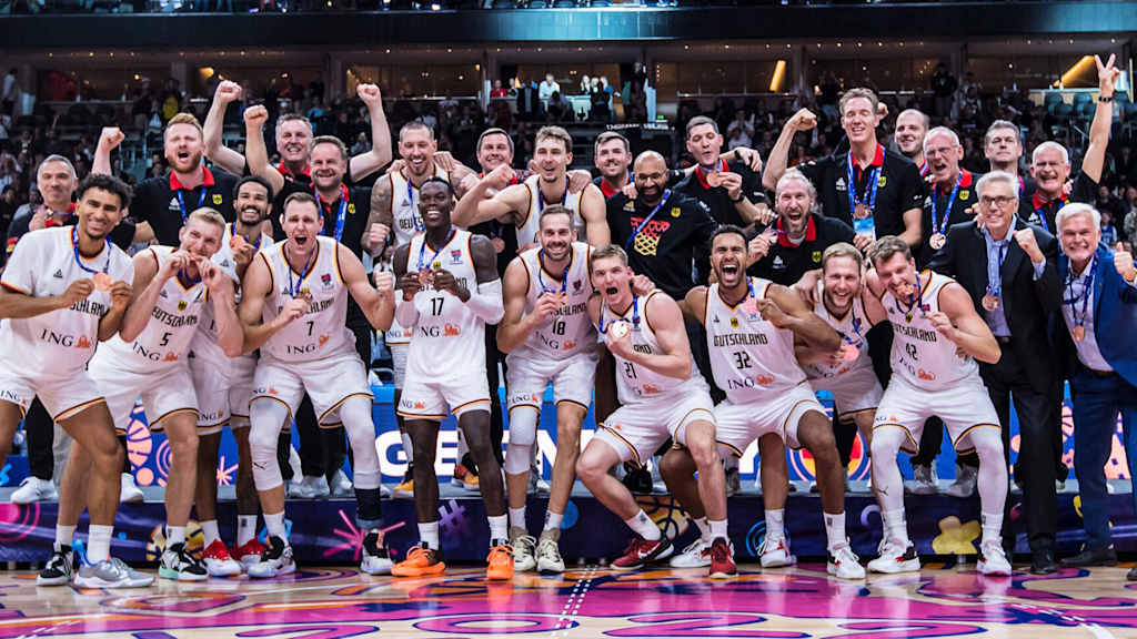 Bei der Europameisterschaft feierte Deutschland den Gewinn der Bronzemedaille