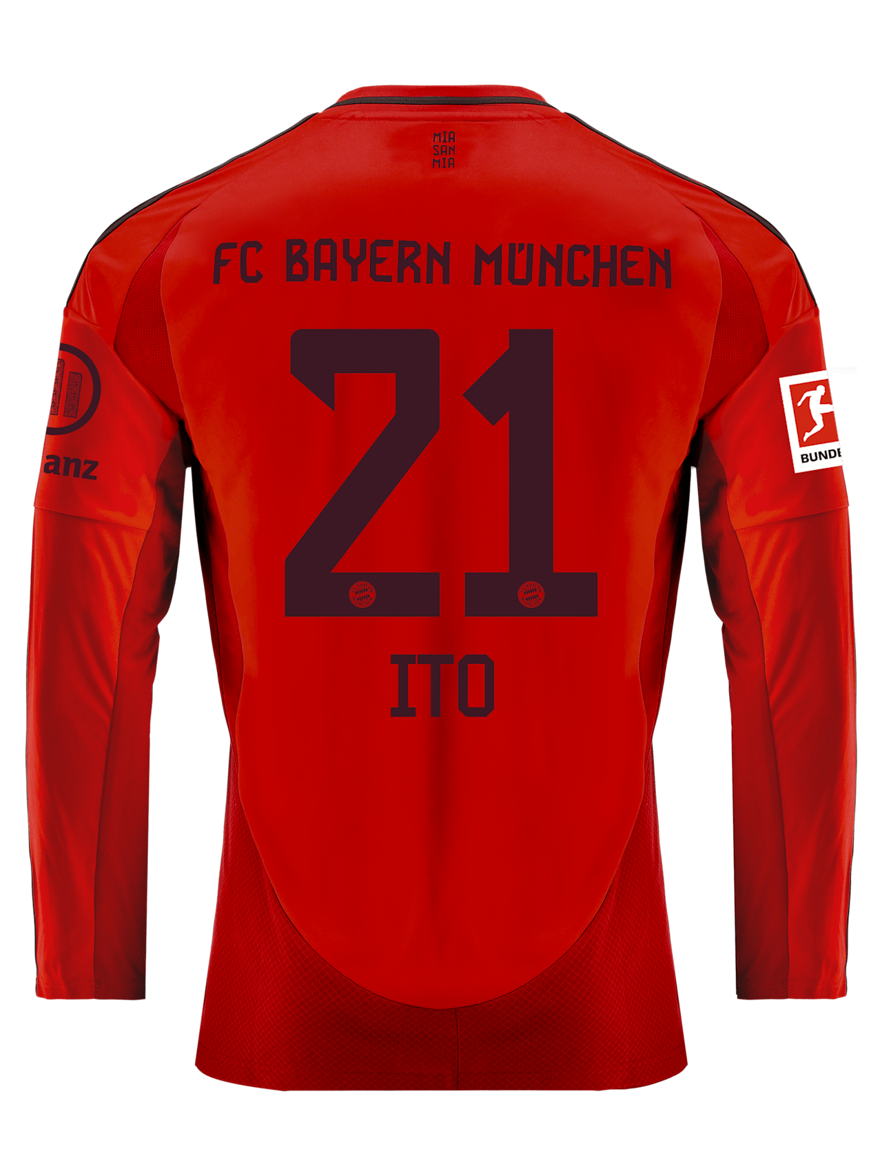 Langarm Trikot Home 24-25 detail 2