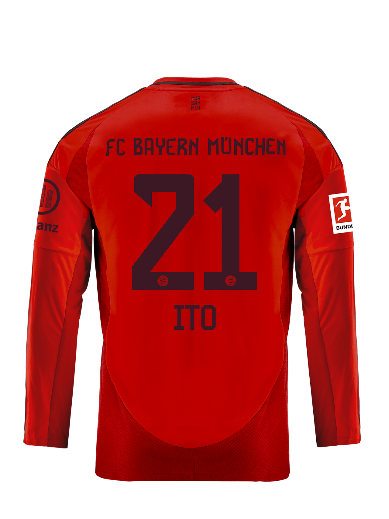 Langarm Trikot Home 24-25 detail 2