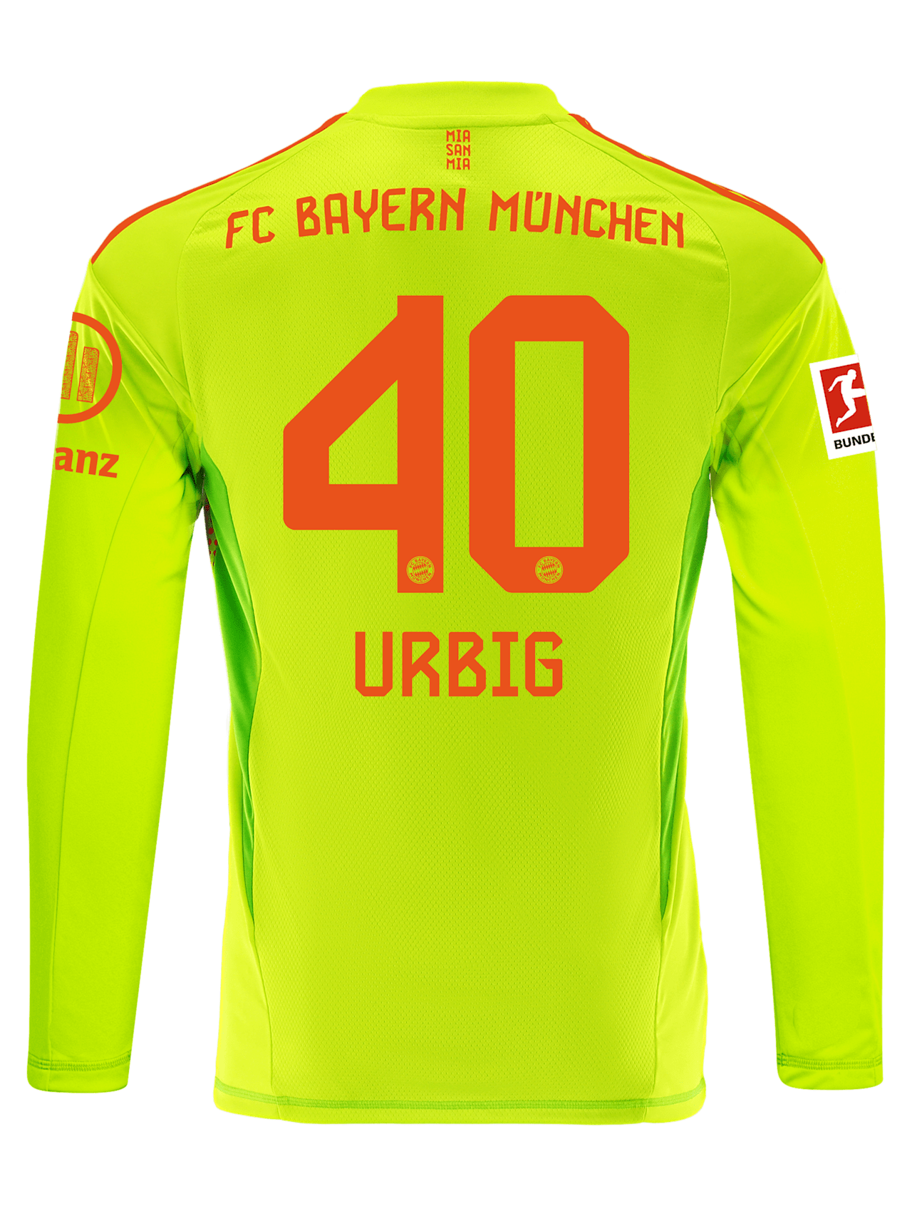 Langarm Trikot Torwart 24-25 detail 2