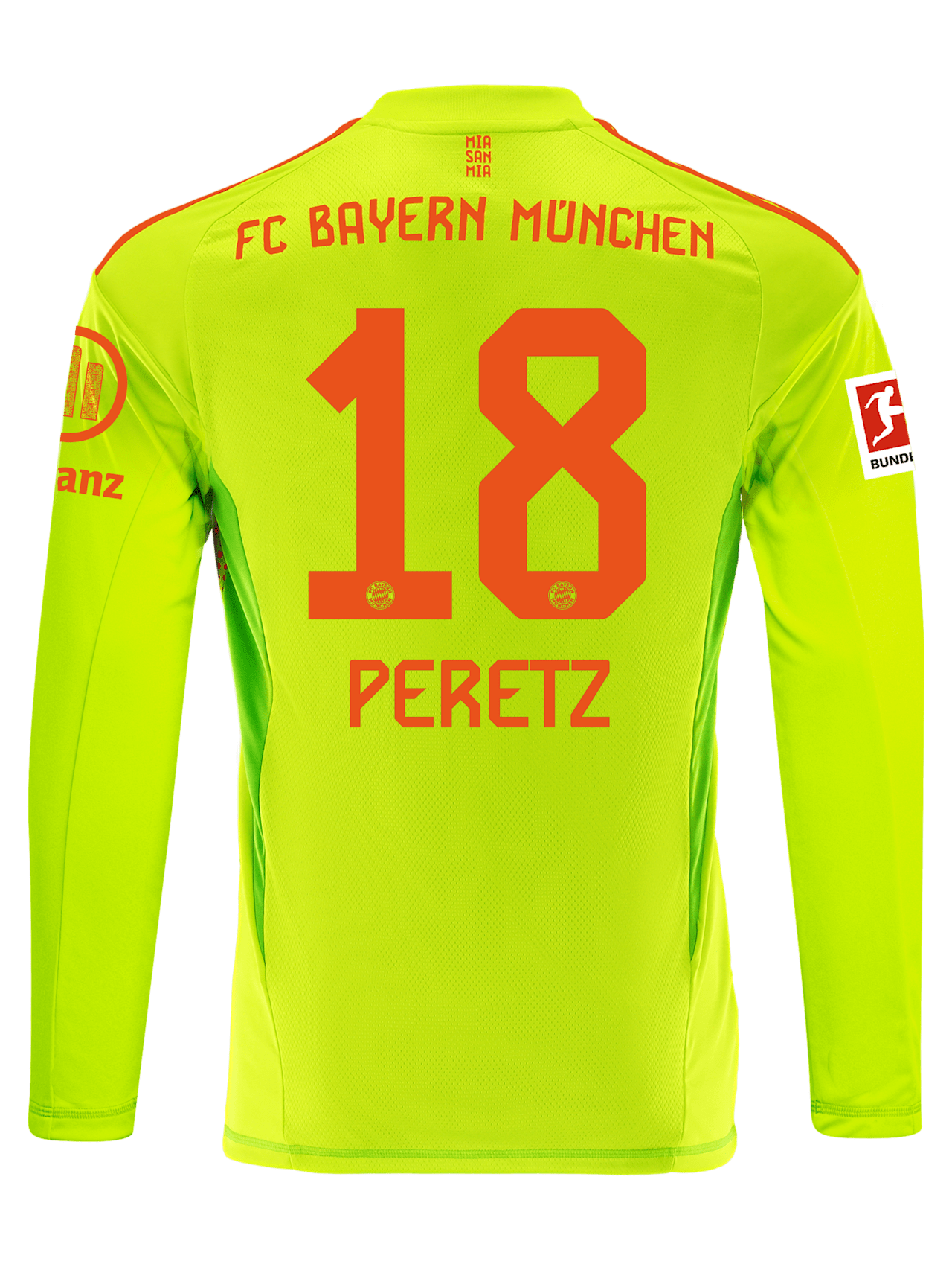 Langarm Trikot Torwart 24-25 detail 2