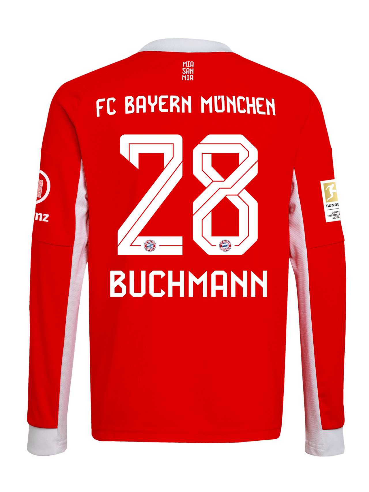 Langarm Trikot Home 25-26 detail 2