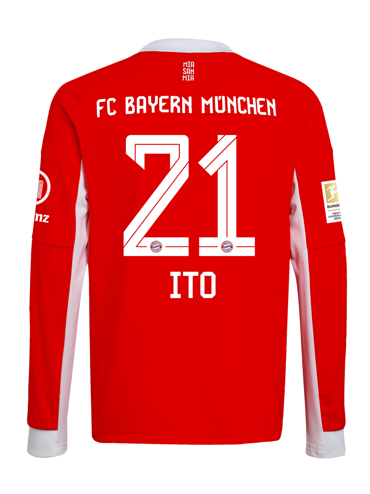 Langarm Trikot Home 25-26 detail 2
