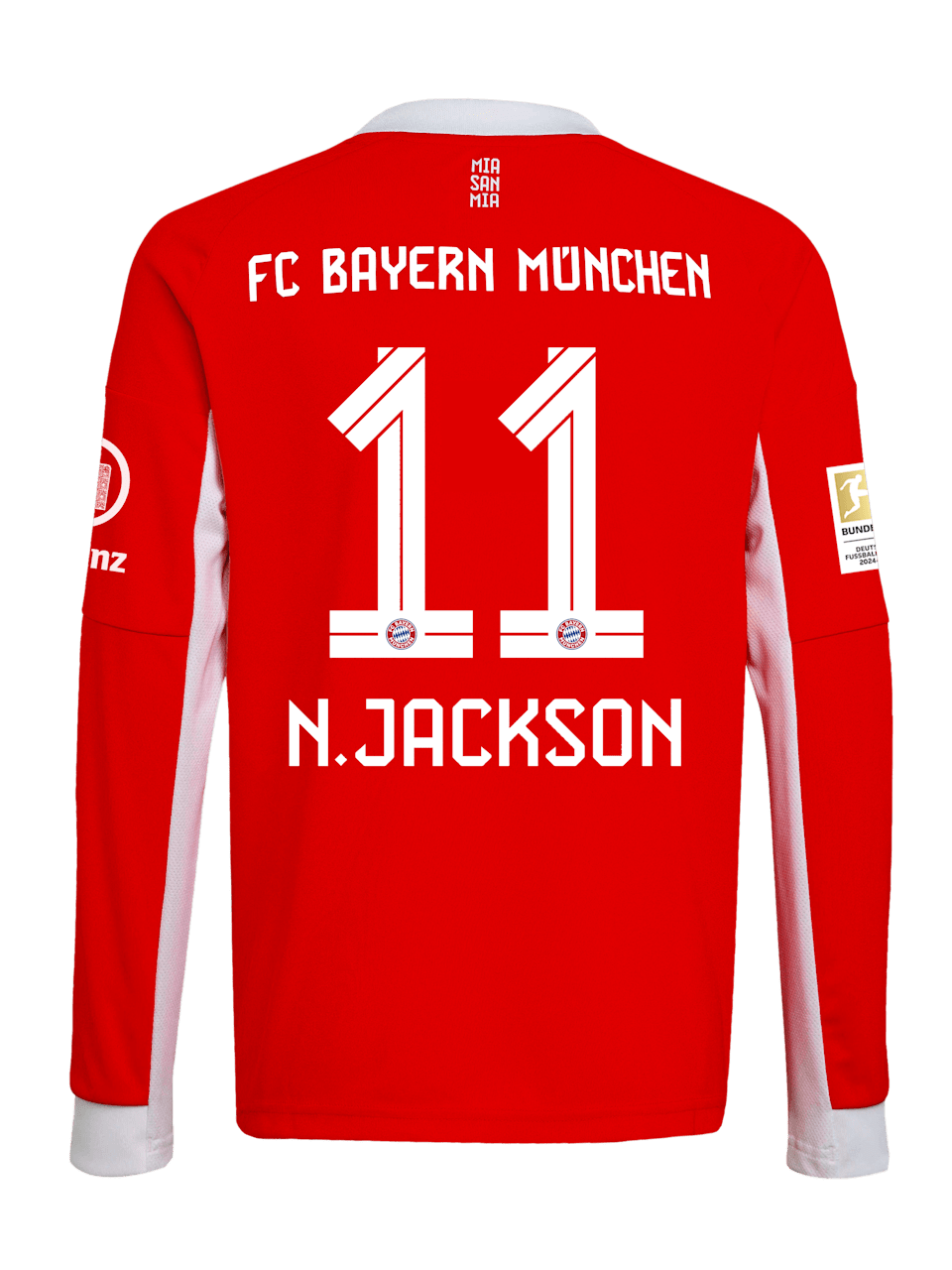 Men Long Sleeve Home Jersey 25-26 1