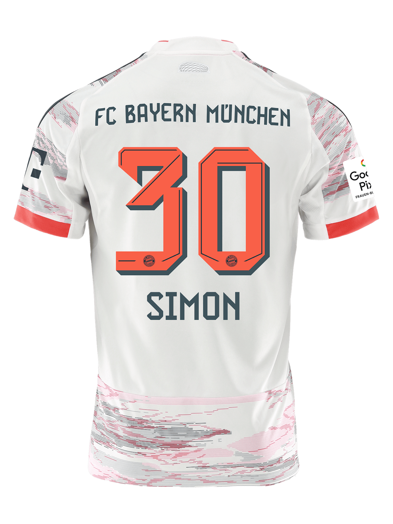 Frauen Trikot Away Allianz 25-26 detail 2