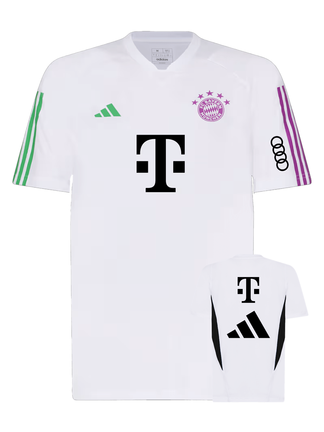Men Teamline training shirt white | Official FC Bayern Munich Store