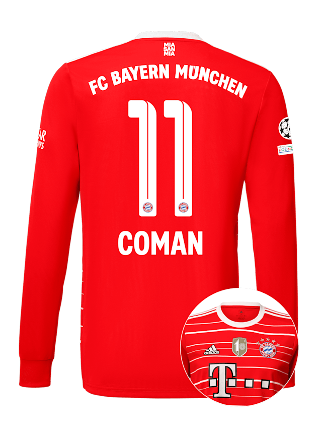Herren Langarm Trikot Home 2223 Offizieller FC Bayern Store