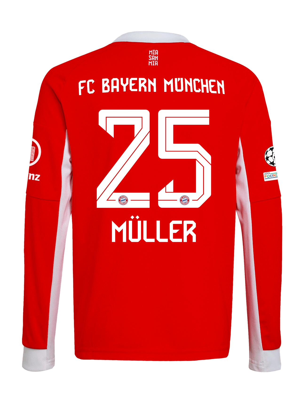 Langarm Trikot Home 25-26 detail 2