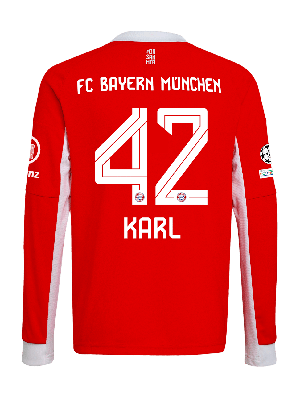 Men Long Sleeve Home Jersey 25-26 1