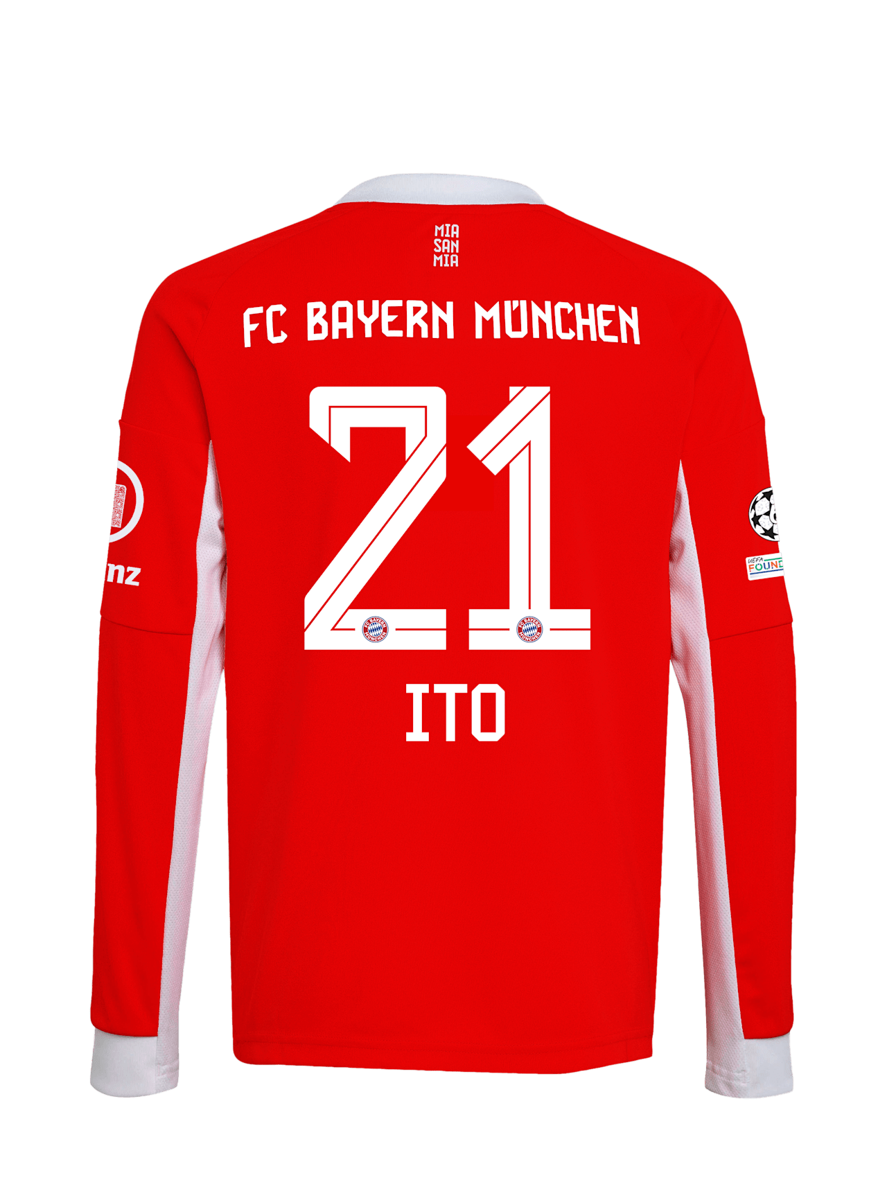 Langarm Trikot Home 25-26 detail 2