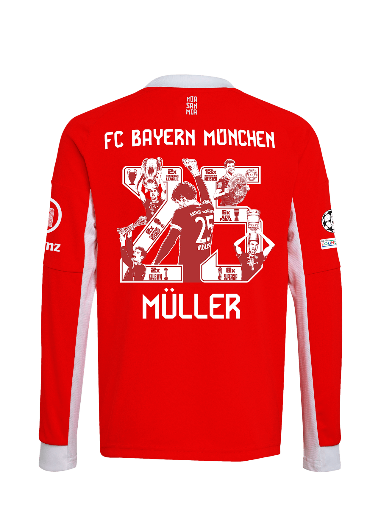 Langarm Trikot Home 25-26 detail 2