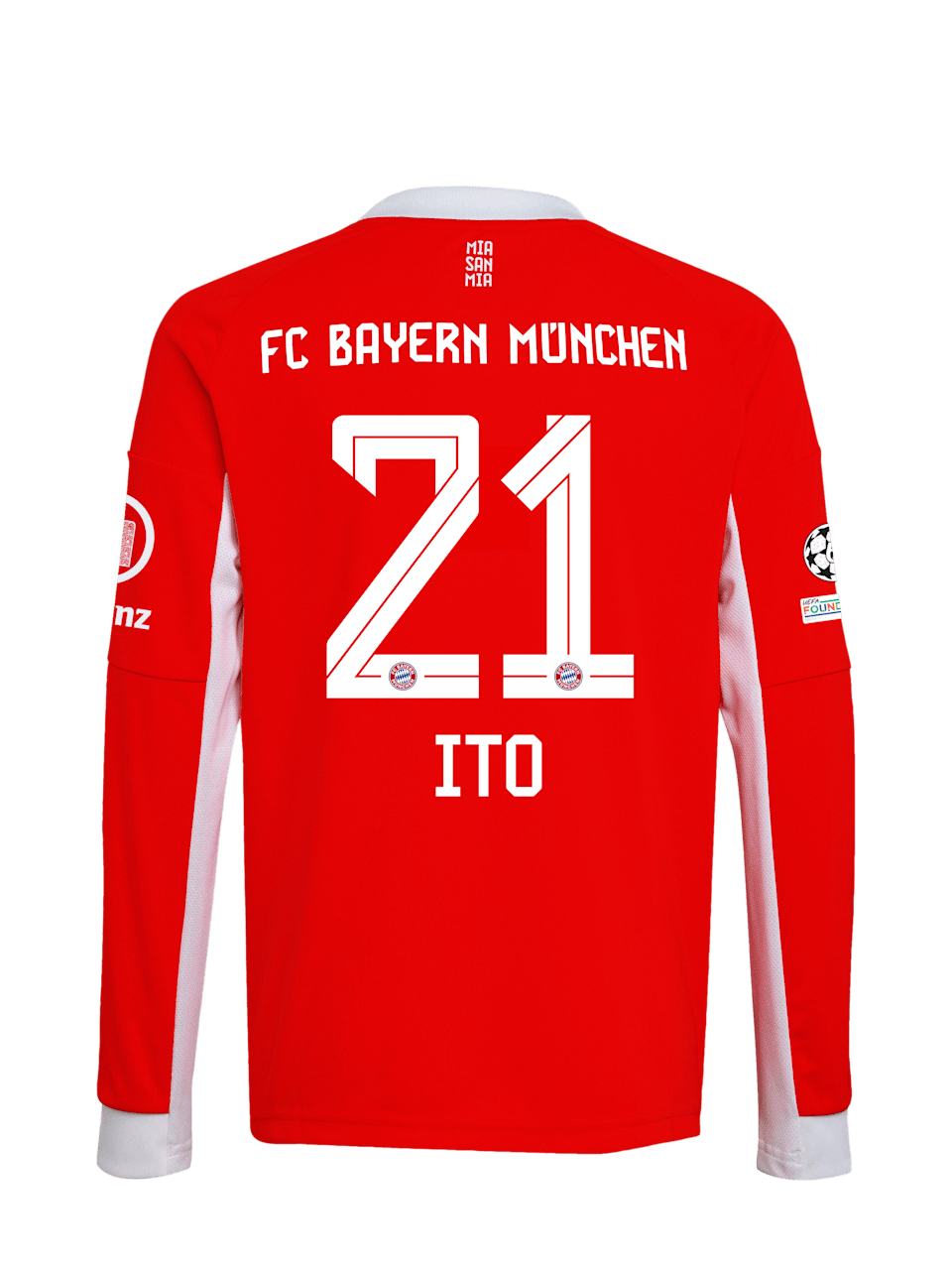 Kinder Langarm Trikot Home 25-26 1