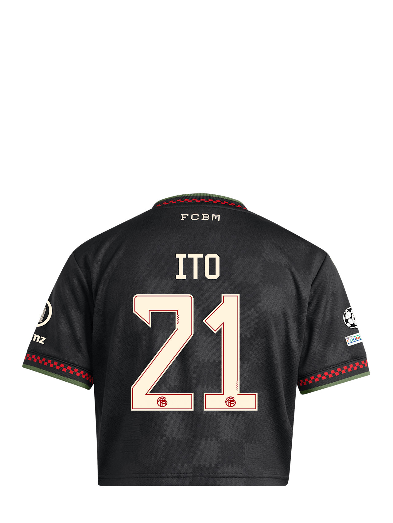 Cropped Champions League Jersey 25-26 detail 2