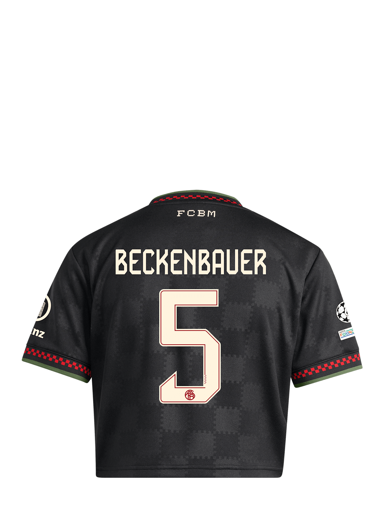 Cropped Champions League Jersey 25-26 detail 2