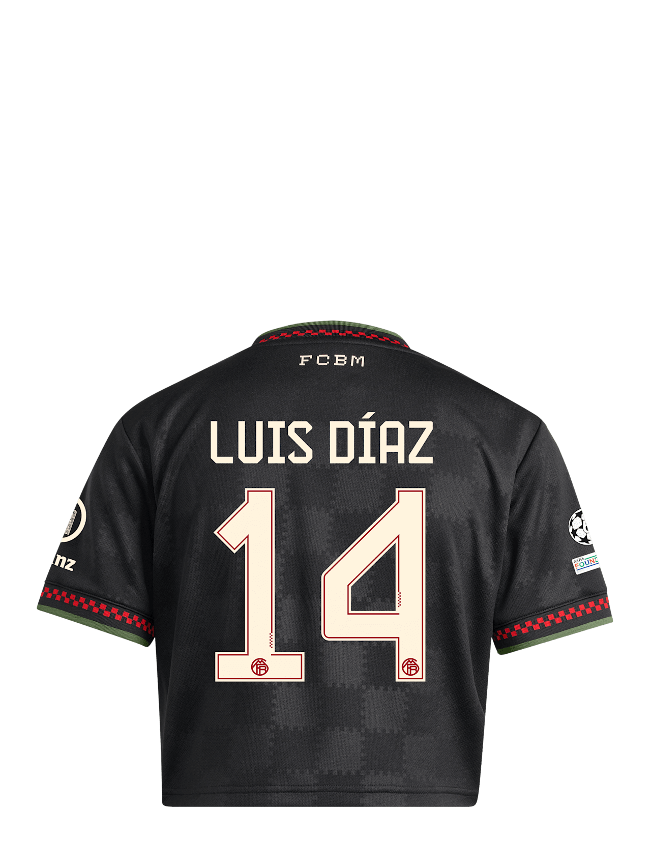 Cropped Champions League Jersey 25-26 detail 2