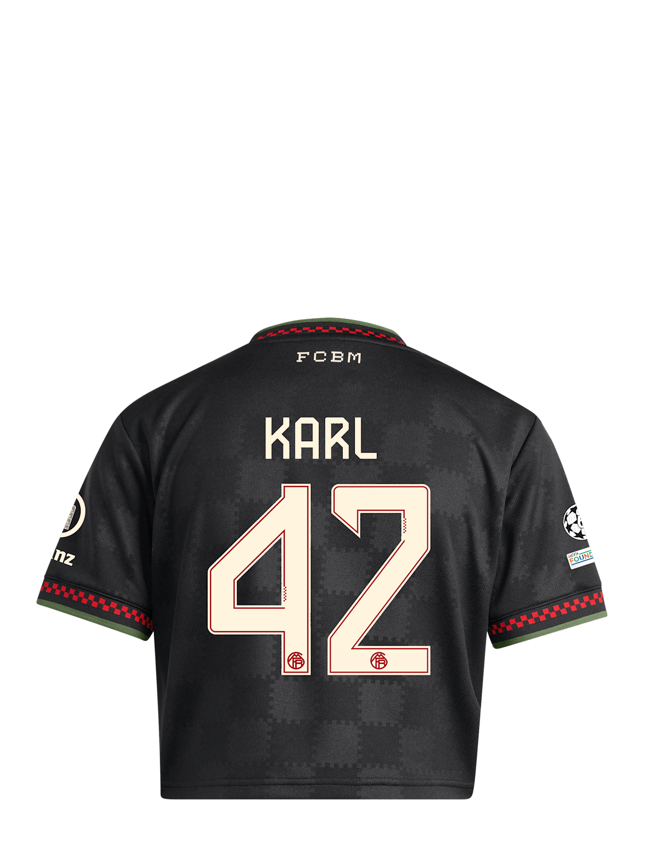 Cropped Champions League Jersey 25-26 detail 2