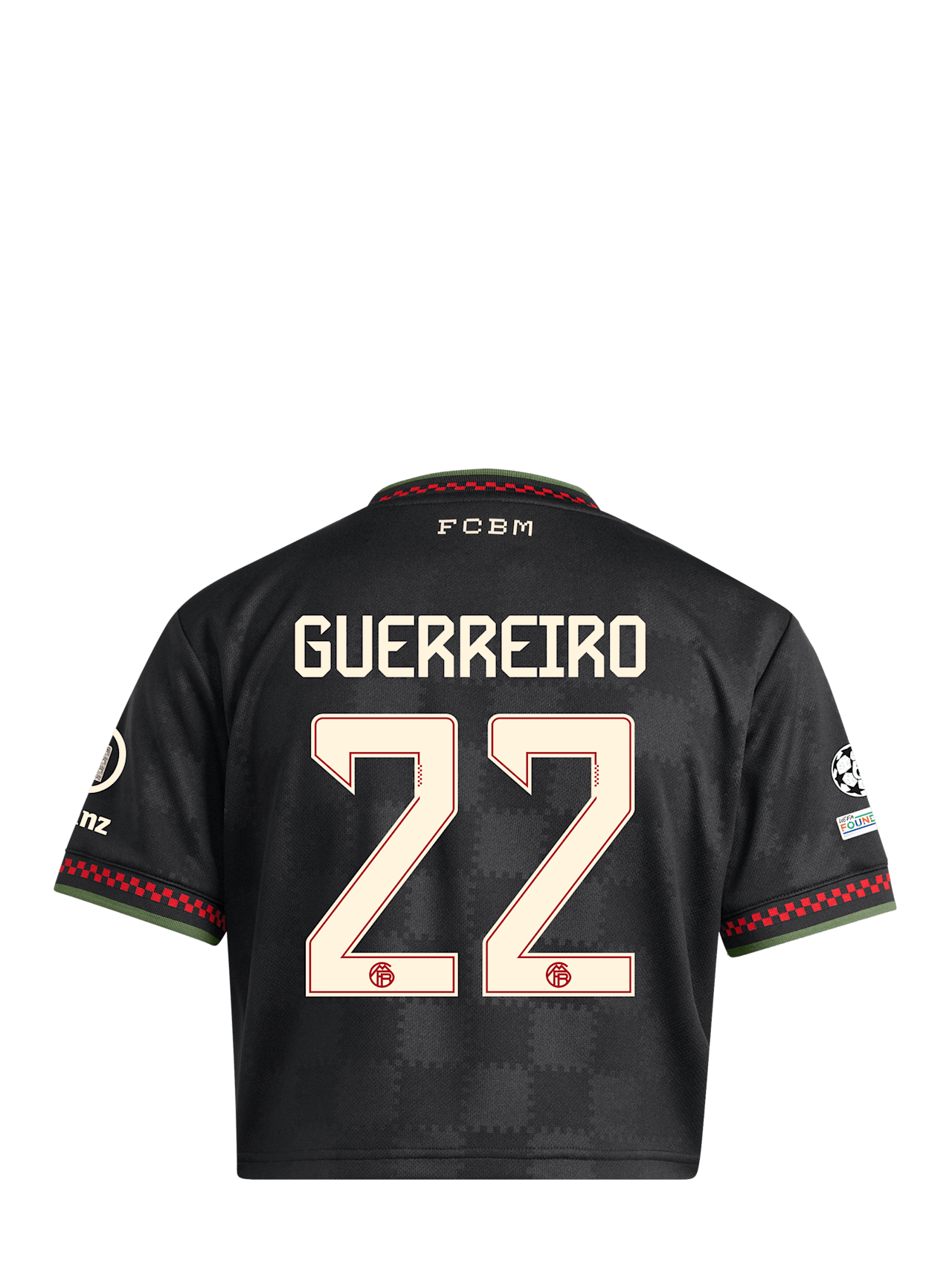 Cropped Champions League Jersey 25-26 detail 2