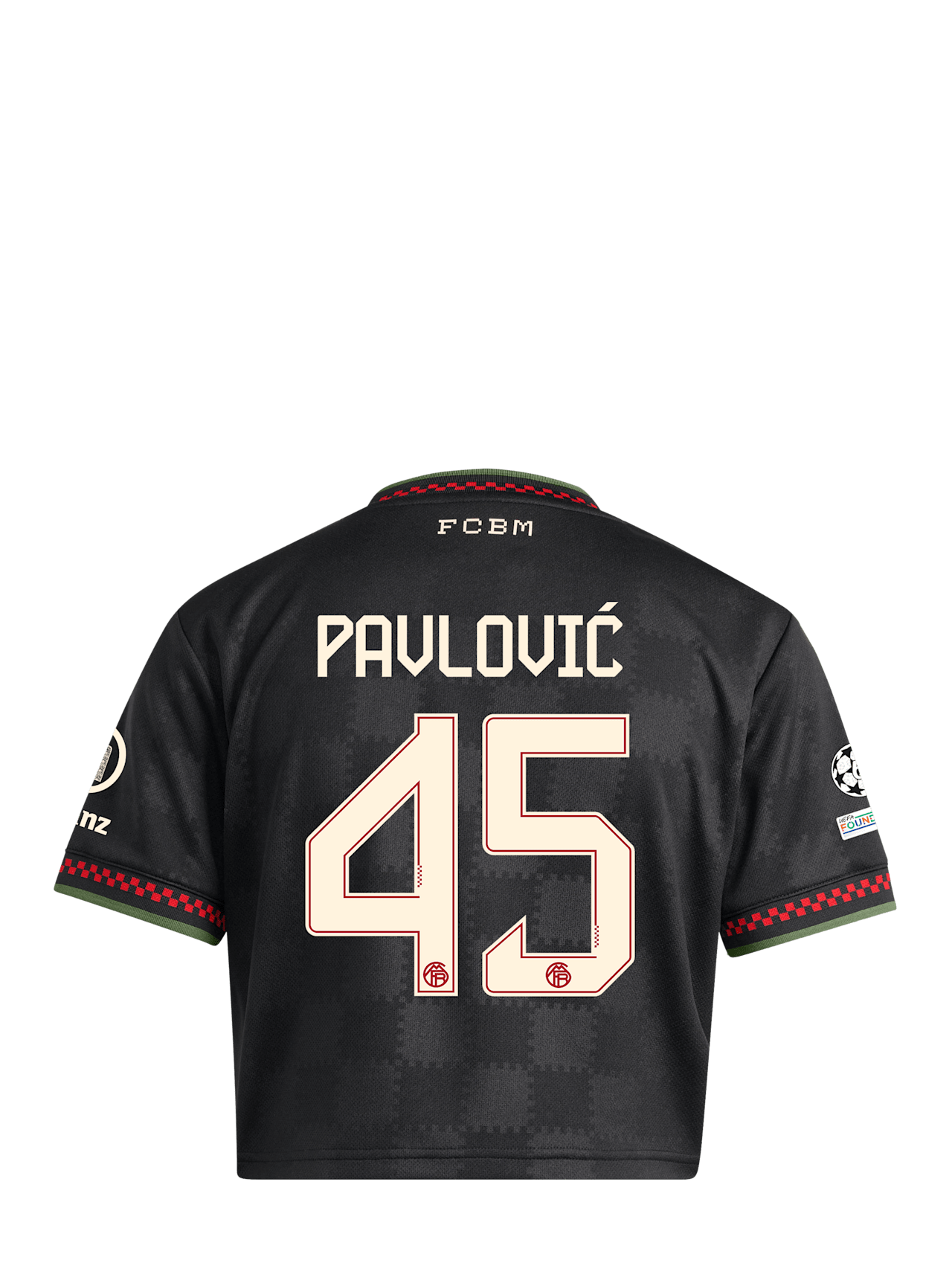 Cropped Champions League Jersey 25-26 detail 2
