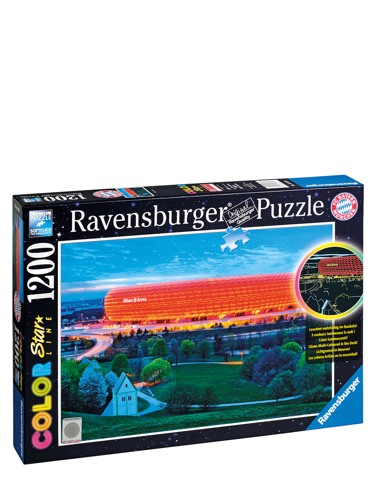 Illuminated puzzle arena 1200 pieces detail 1