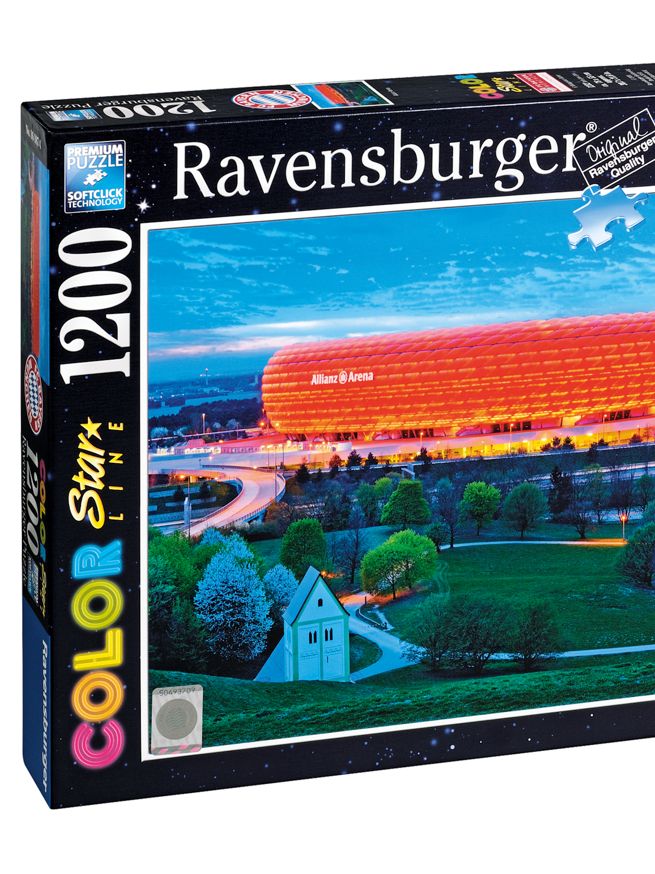 Illuminated puzzle arena 1200 pieces detail 2