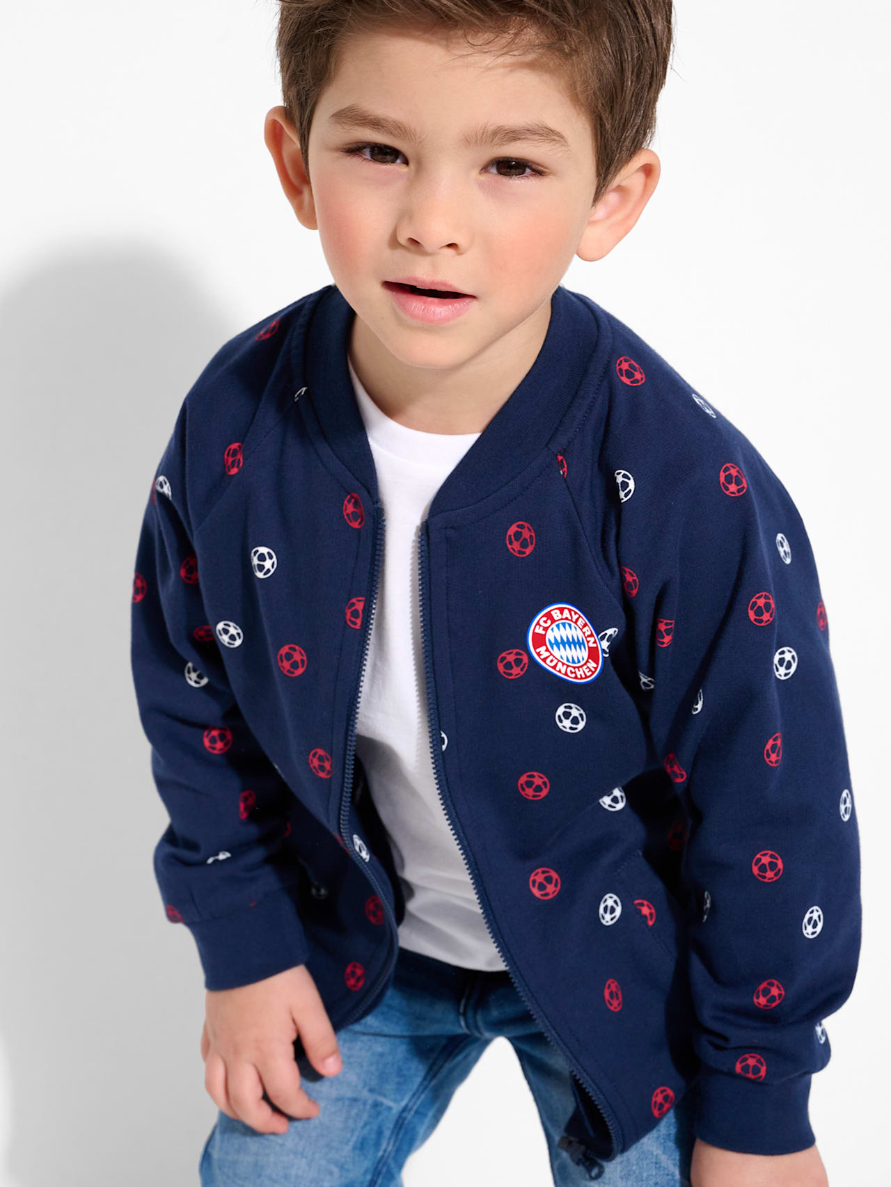 Sweatjacke Fußball detail 6