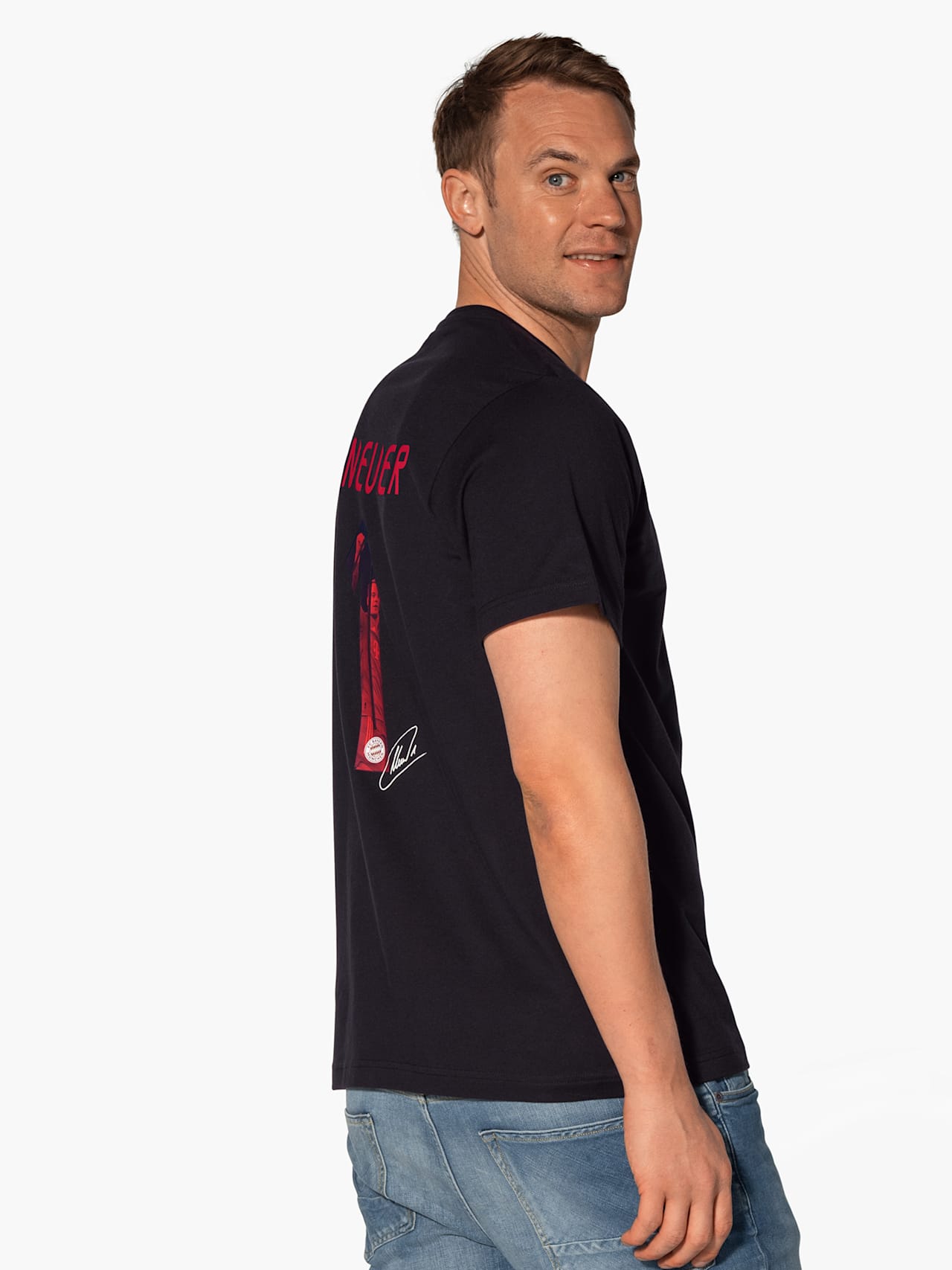 Men Neuer T-shirt black | Official FC Bayern Munich Store