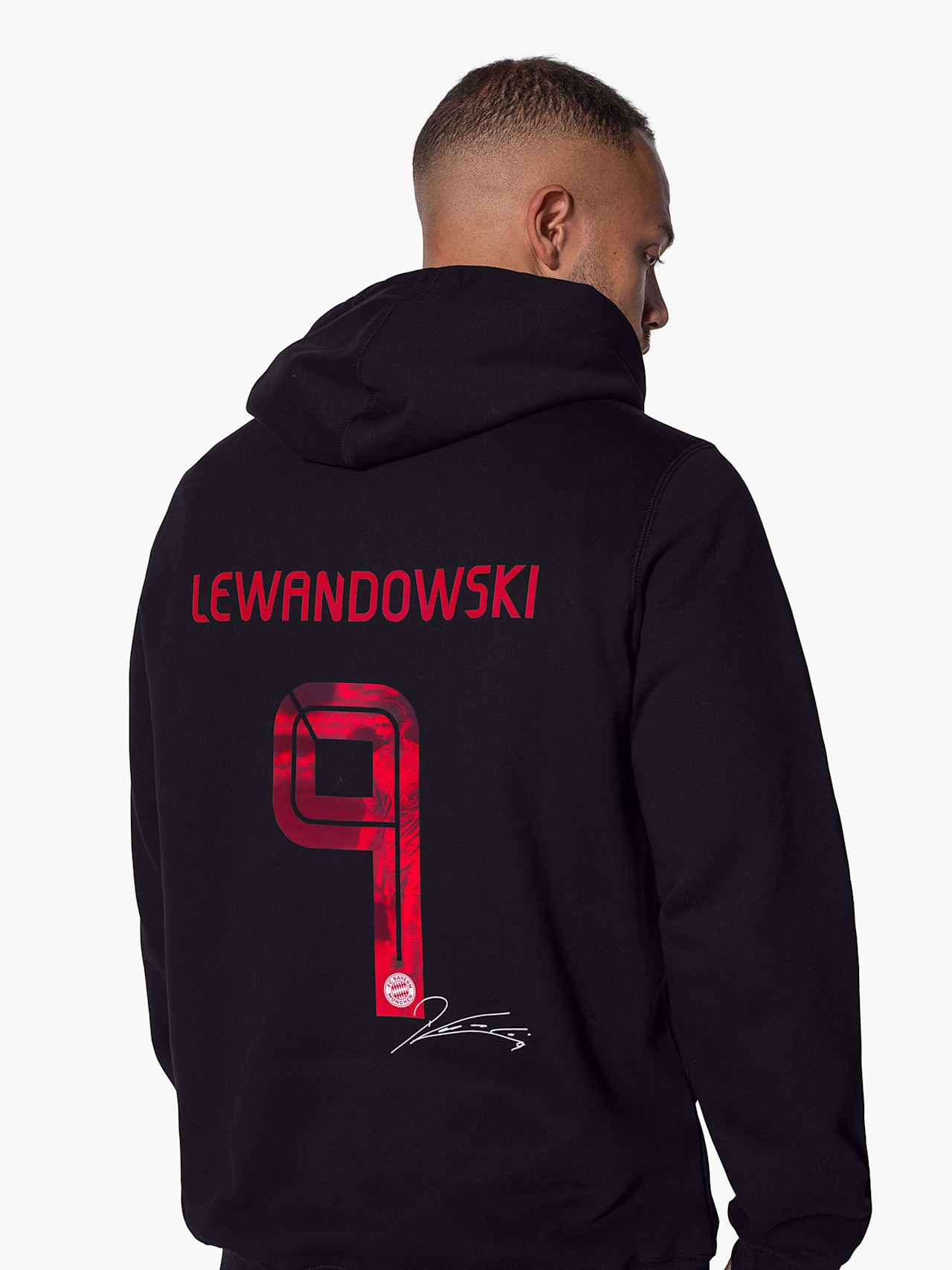 Sweat à capuche Lewandowski detail 6