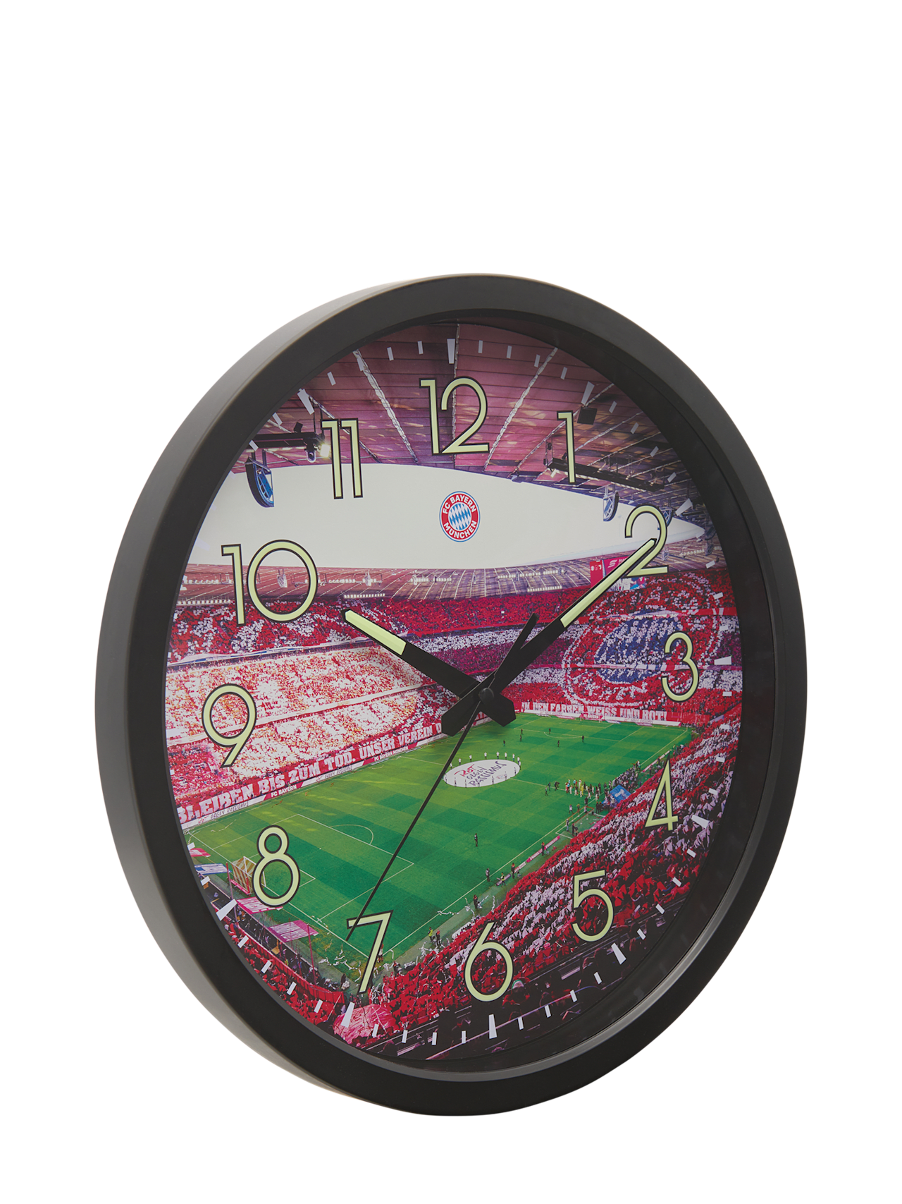 Wanduhr Allianz Arena Glow detail 2