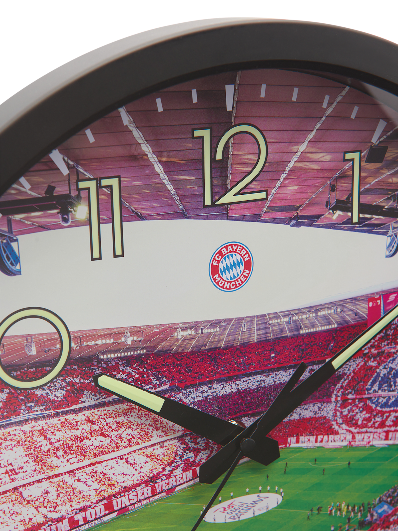 Wanduhr Allianz Arena Glow detail 3