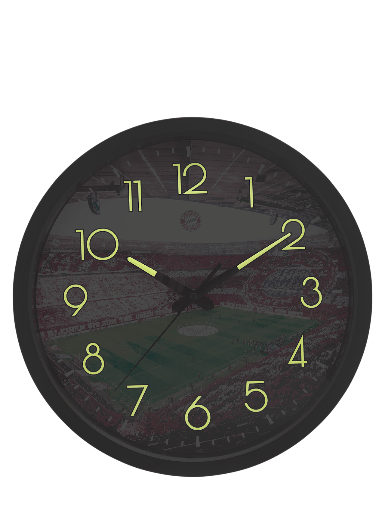 Wanduhr Allianz Arena Glow detail 4