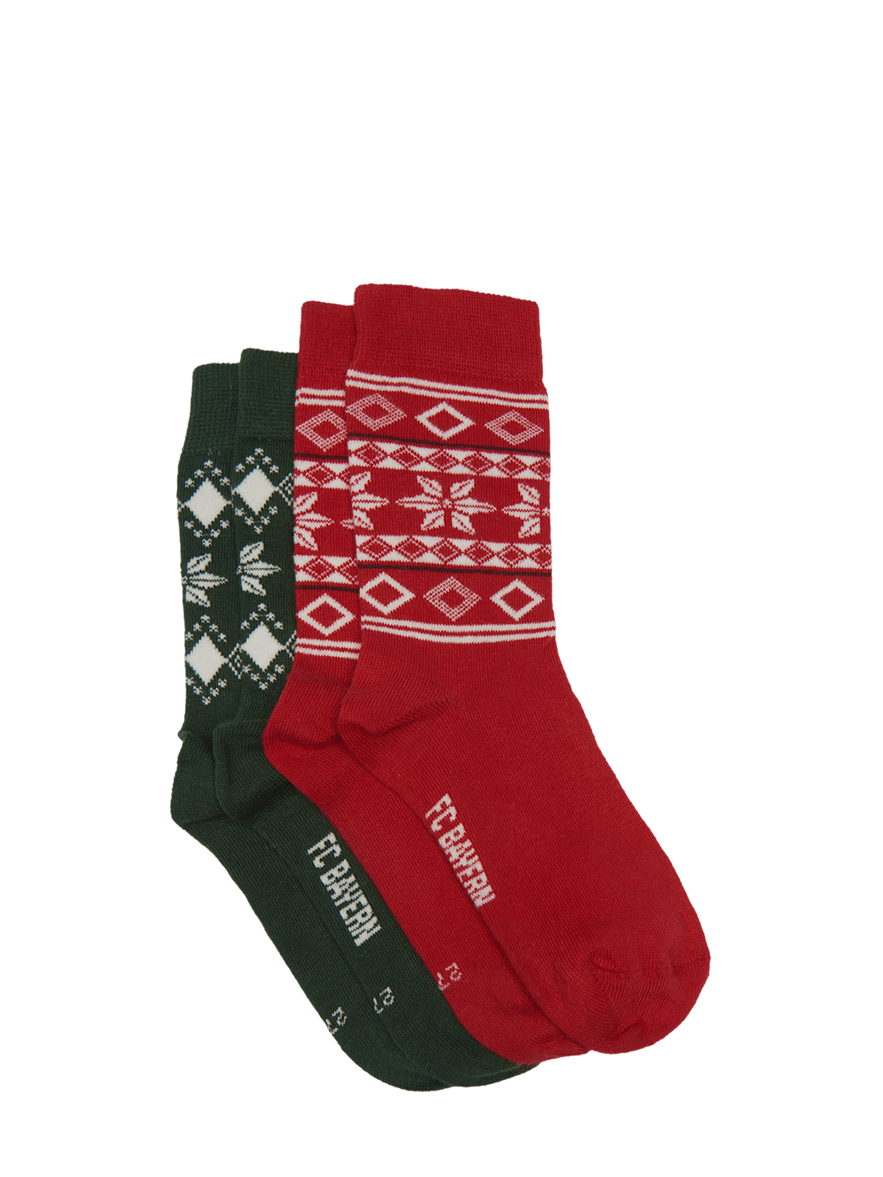 Christmas socks set of 2 detail 1