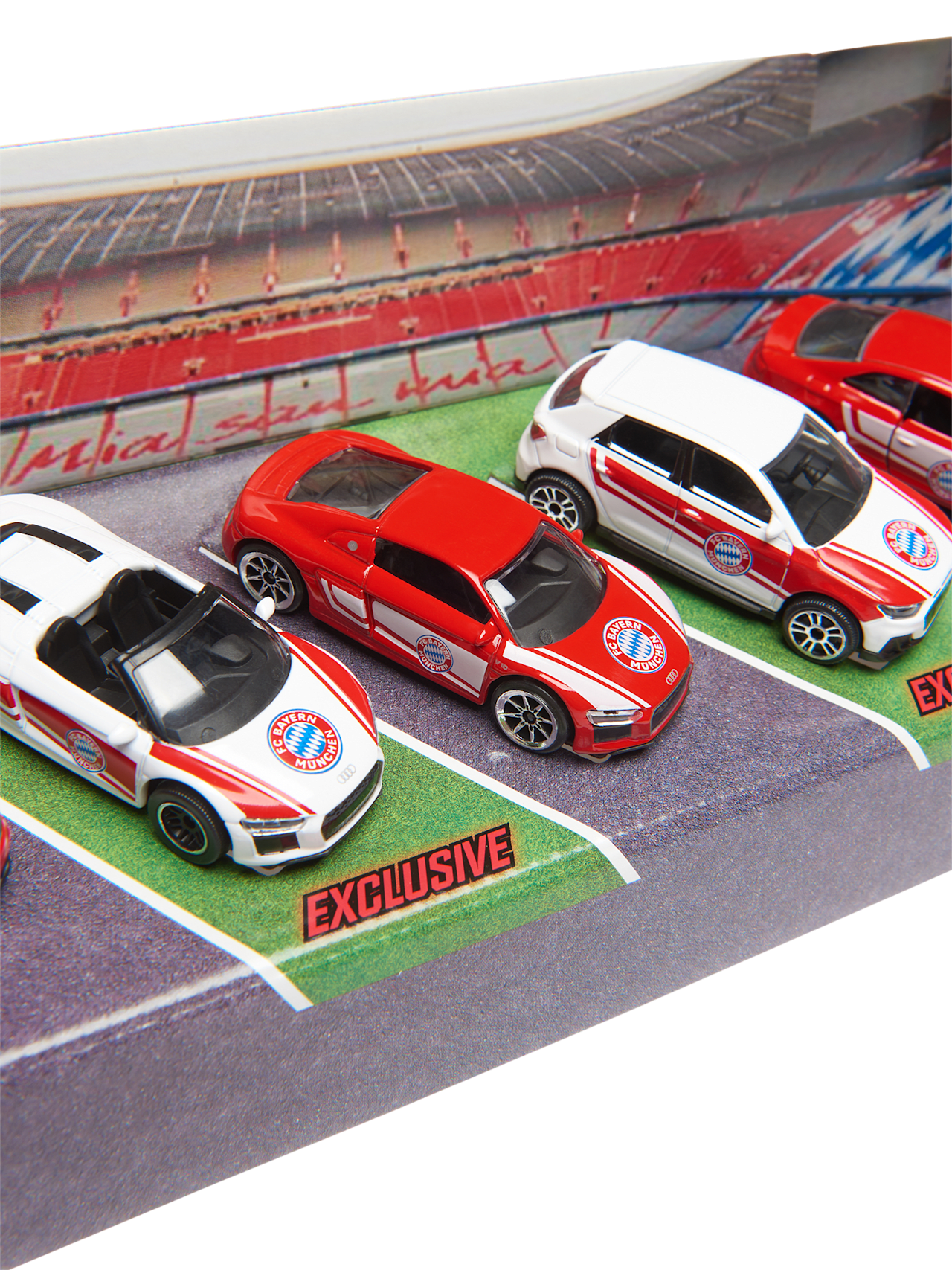 Spielzeug Auto FC Bayern 5er-Set detail 3