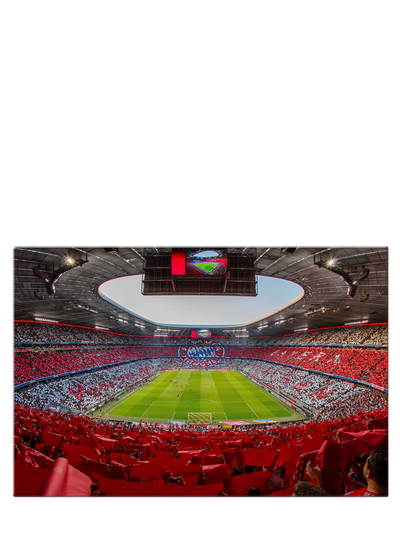 Glasbild Arena Innenraum detail 1