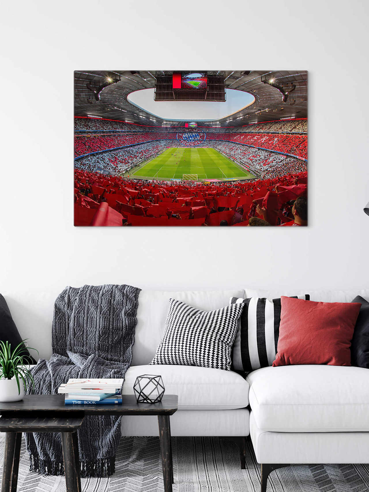 Glasbild Arena Innenraum detail 2