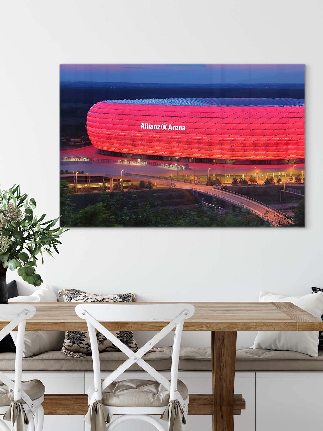 Glasbild Arena Aussenansicht detail 2