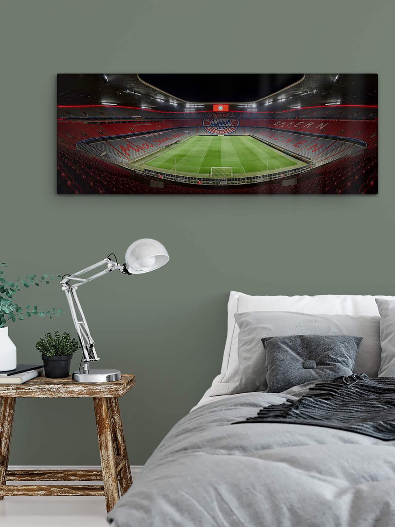 Glasbild Arena Innenraum detail 2