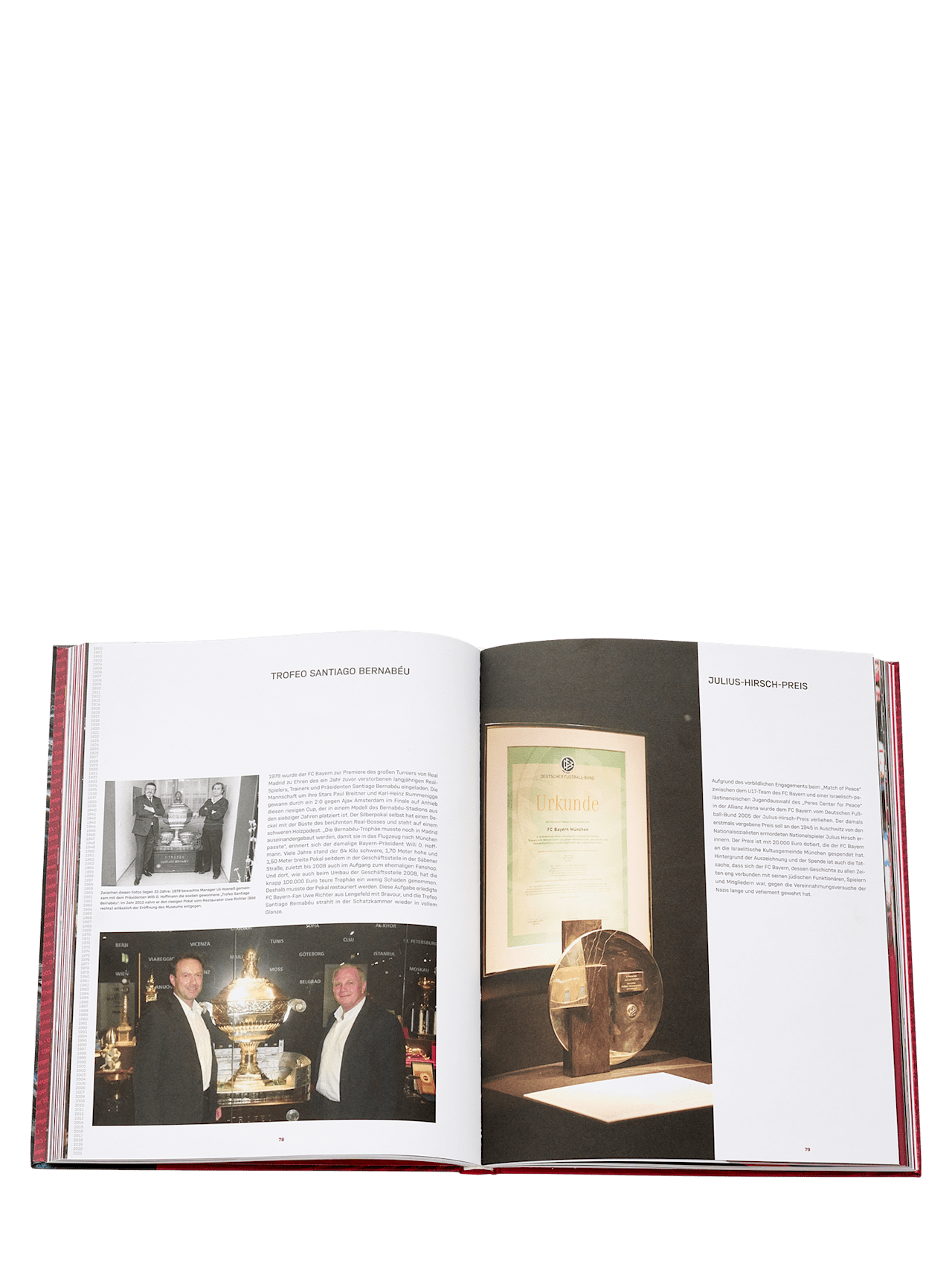 FC Bayern Museum book detail 4