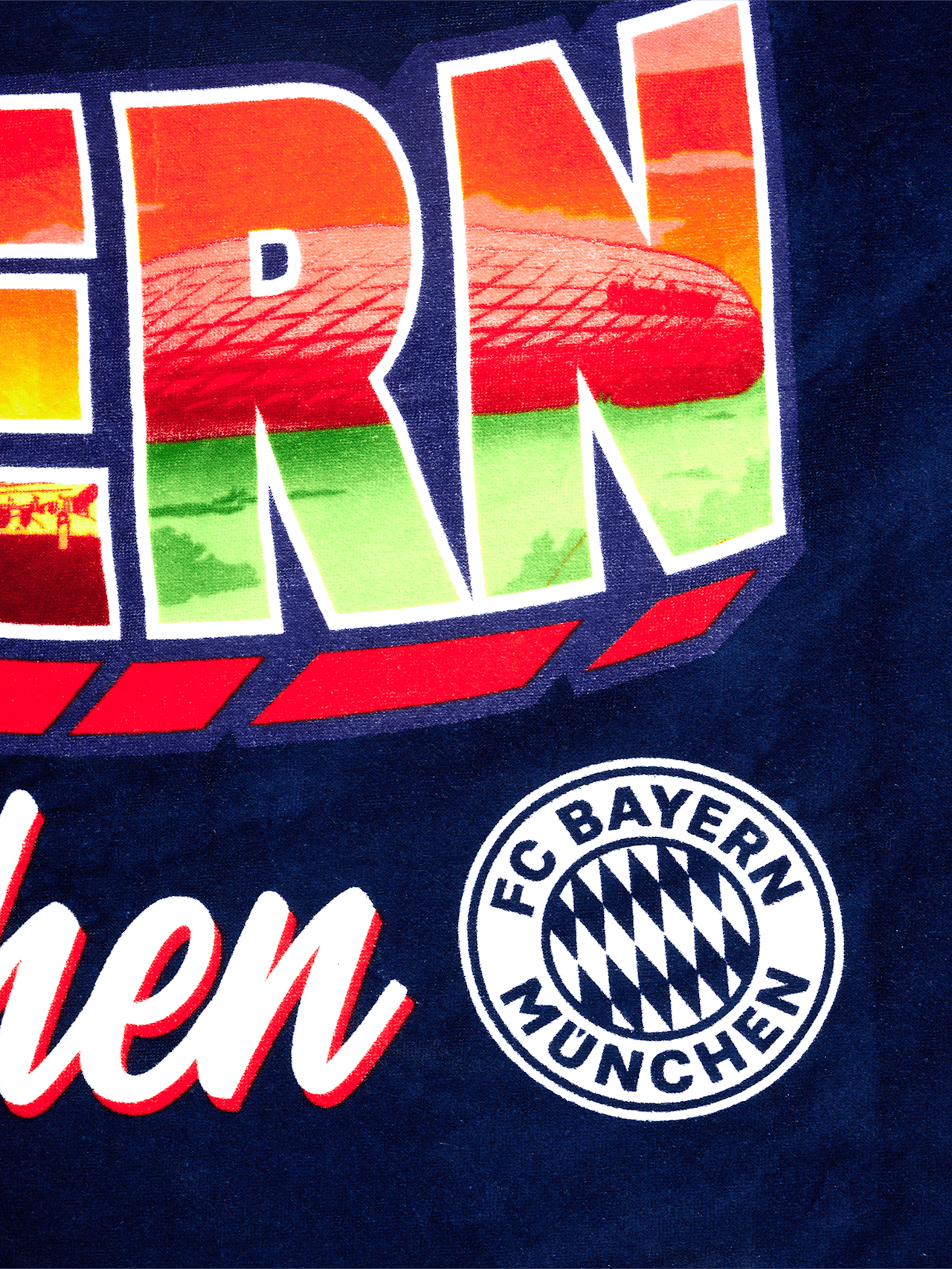 Asciugamano da spiaggia Greetings Bayern detail 5