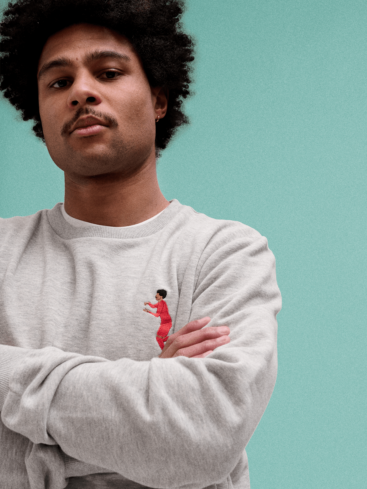 Sweat-shirt Gnabry HANDS OF GOD detail 6