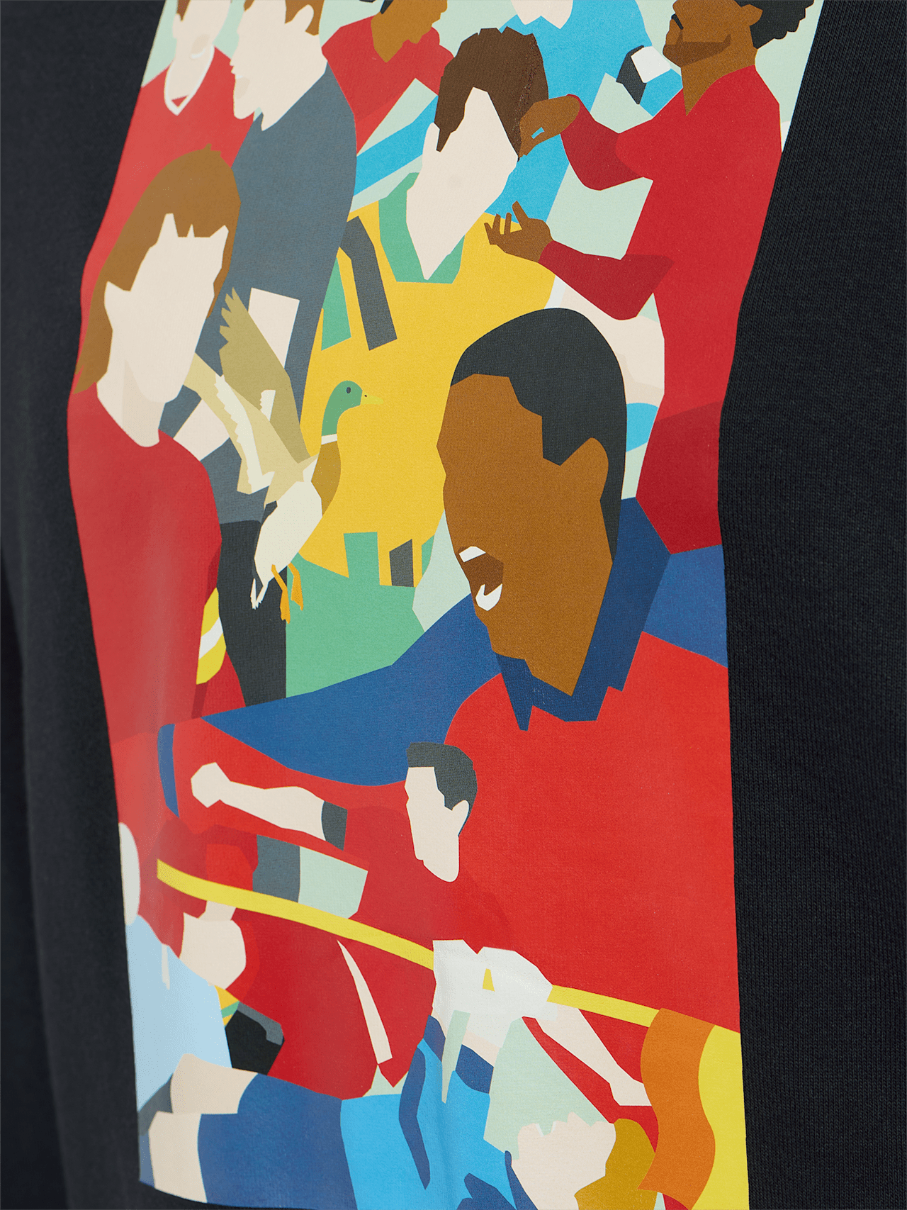 Hoodie Clash HANDS OF GOD detail 4