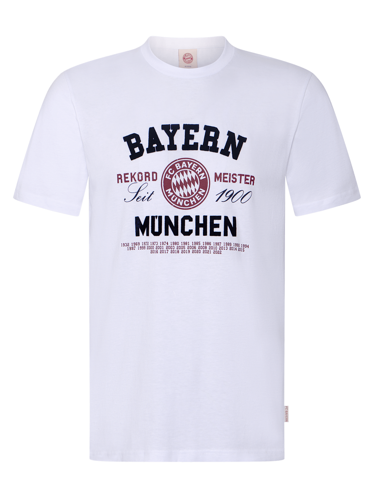 Record champion T-shirt with logo detail 1