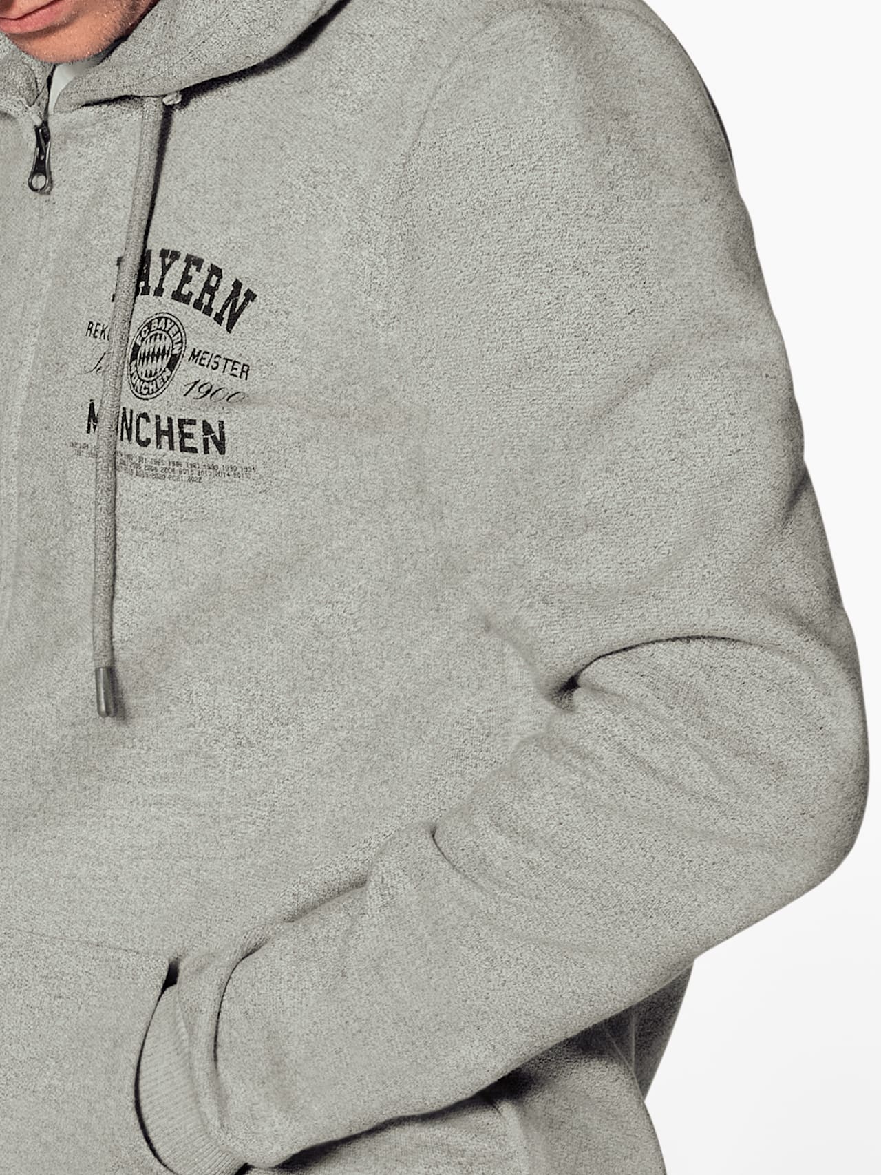 Giacca con zip Rekordmeister detail 7