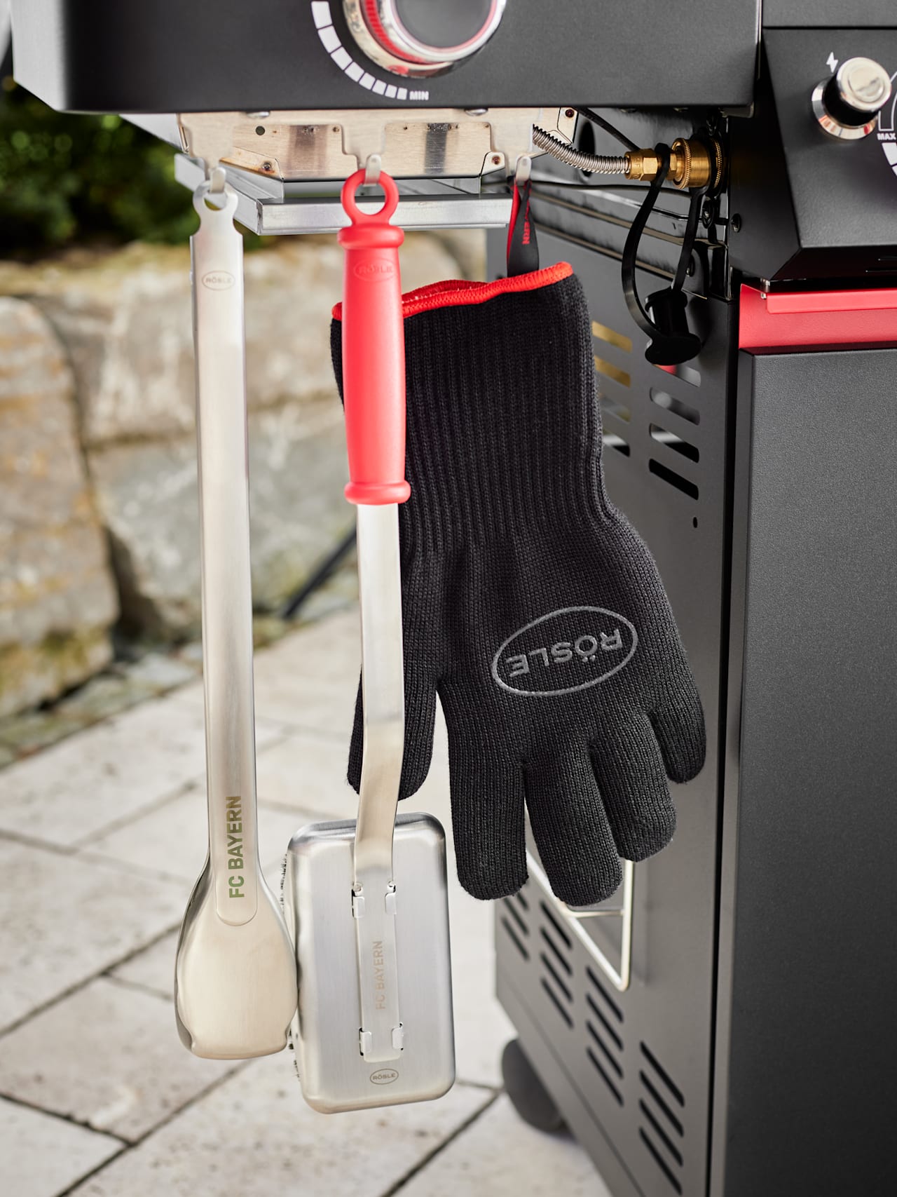 Grillhandschuh FC Bayern detail 2