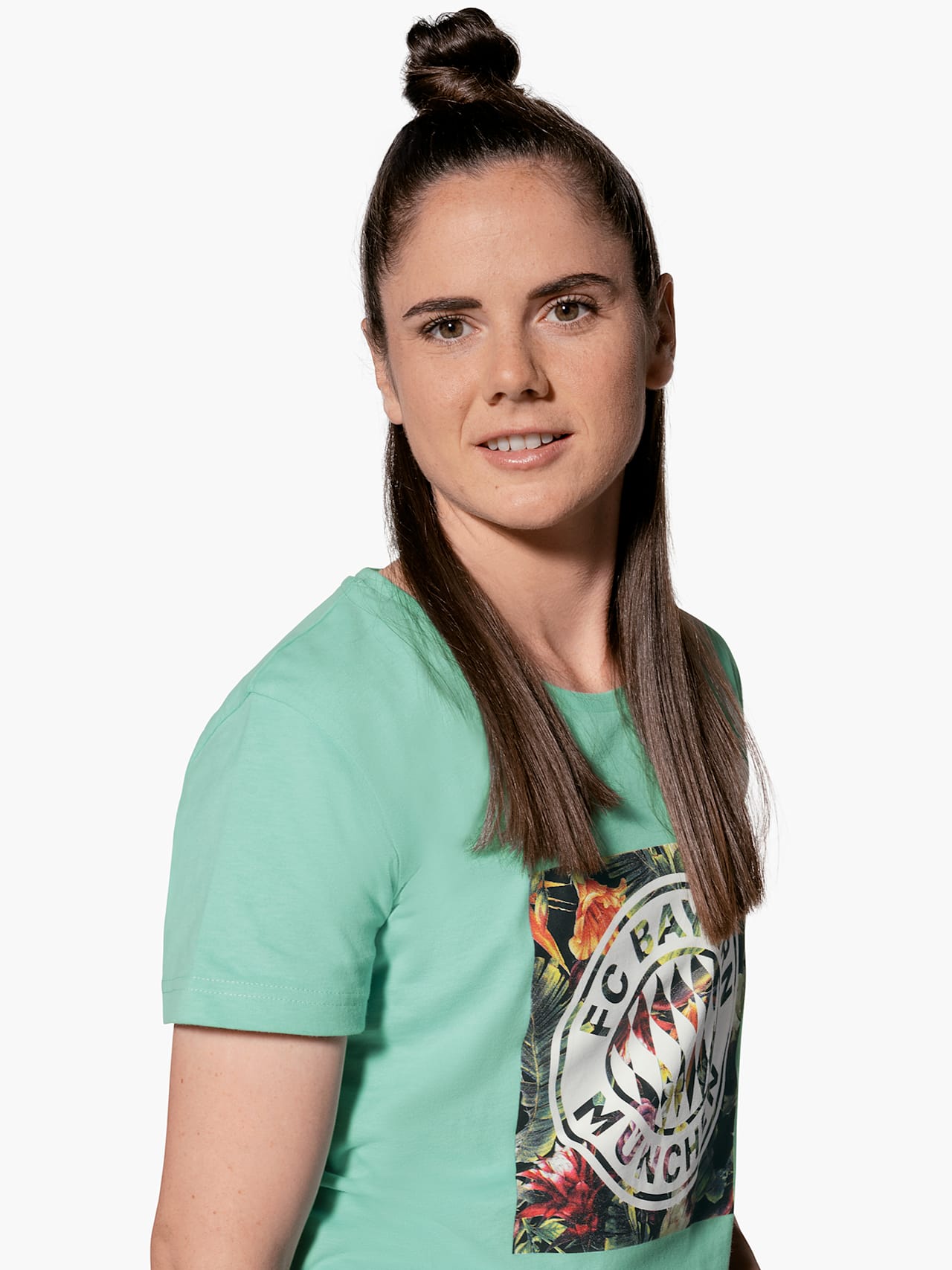 Floral T-shirt with logo detail 6