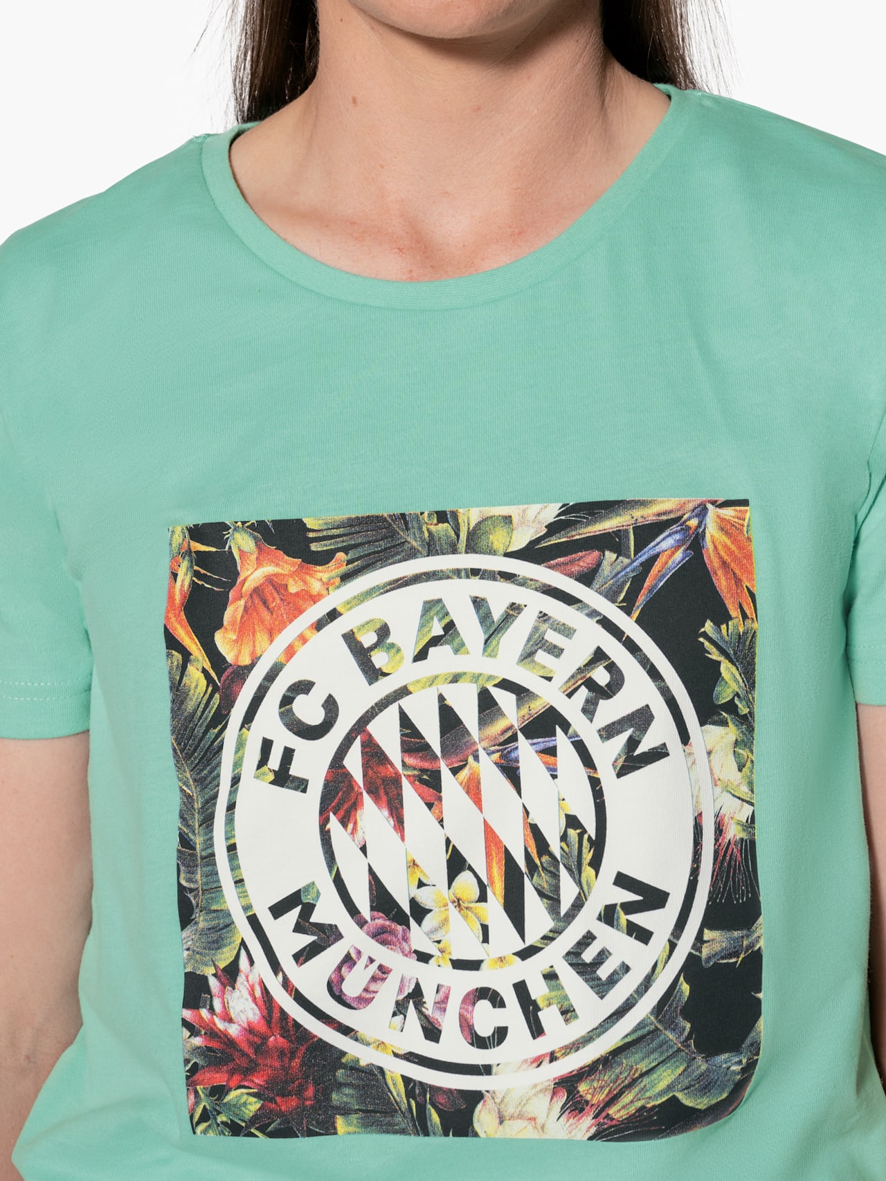Floral T-shirt with logo detail 7
