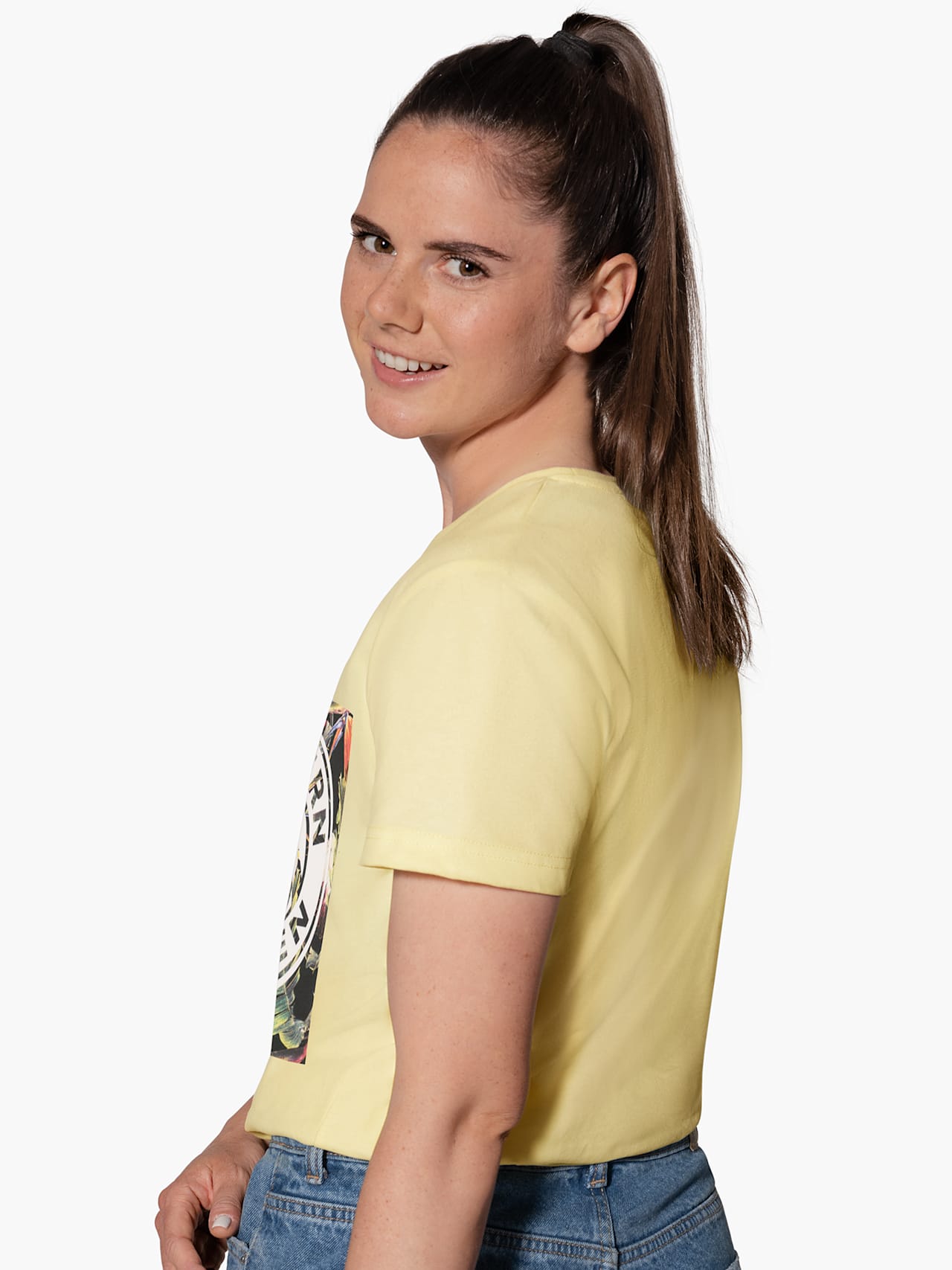 Floral T-shirt with logo detail 6