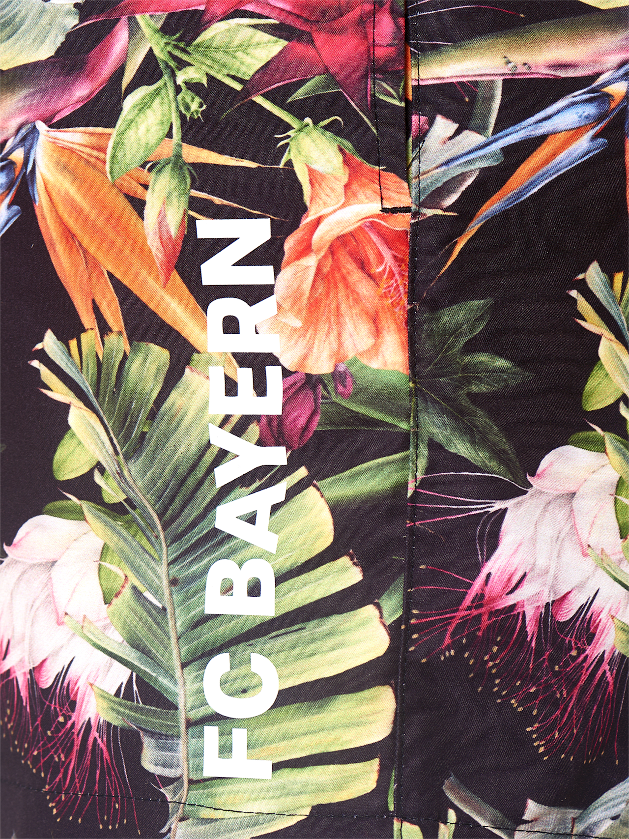 Floral swim trunks detail 5