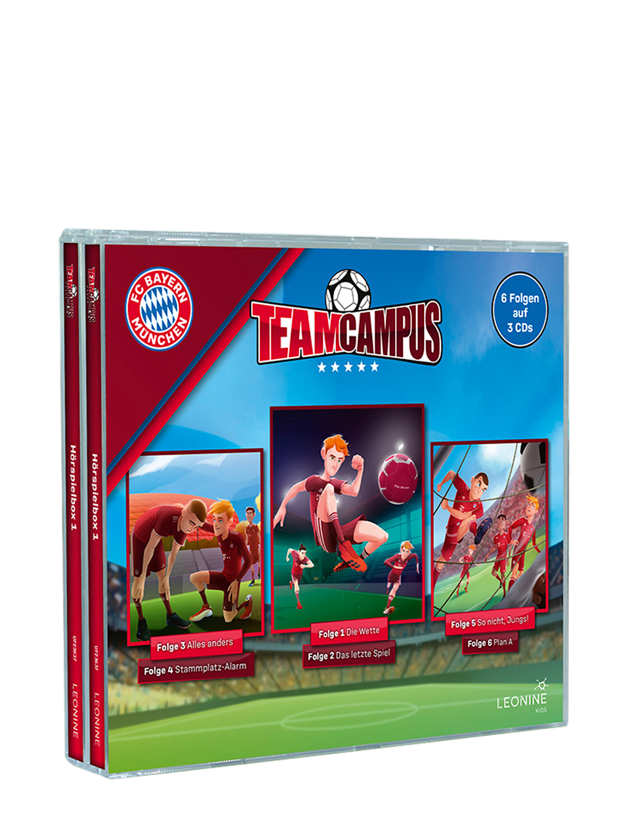 Hörspielbox Team Campus CD 1-3 detail 1