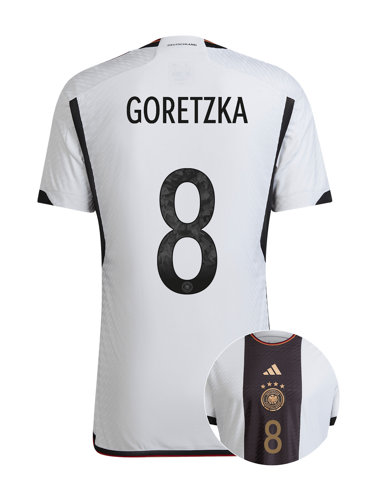 Authentic Trikot DFB Home detail 2